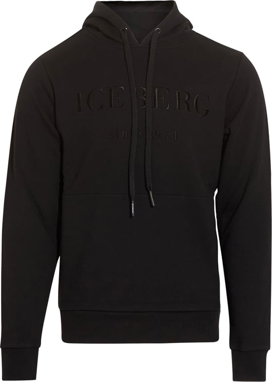 Iceberg sweater basic black Zwart
