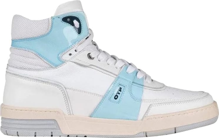 OFF THE PITCH Basketta Hi Glass Sneakers Bianco/Cielo Wit