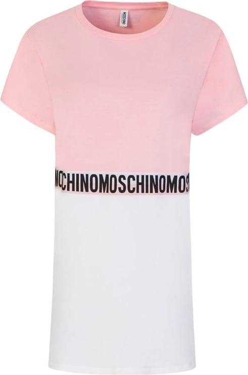 Moschino Moschino Underwear Logo Long T-Shirt Roze