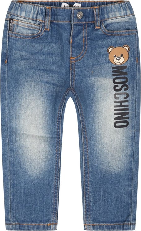 Moschino Moschino Jeans Logo Newborn Blauw