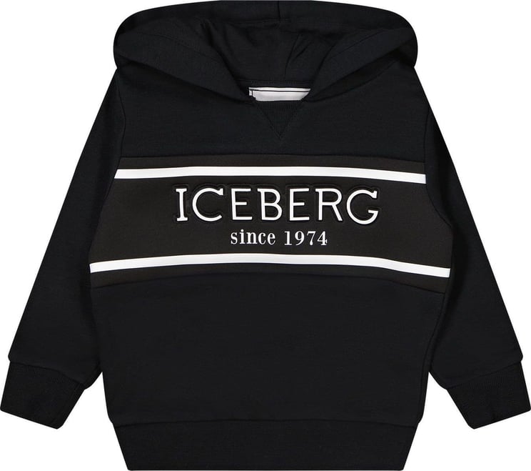 Iceberg Iceberg MFICE3301B baby trui zwart Black