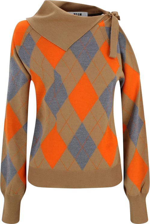 MSGM MSGM Sweater Clothing Beige XS 21FW Beige