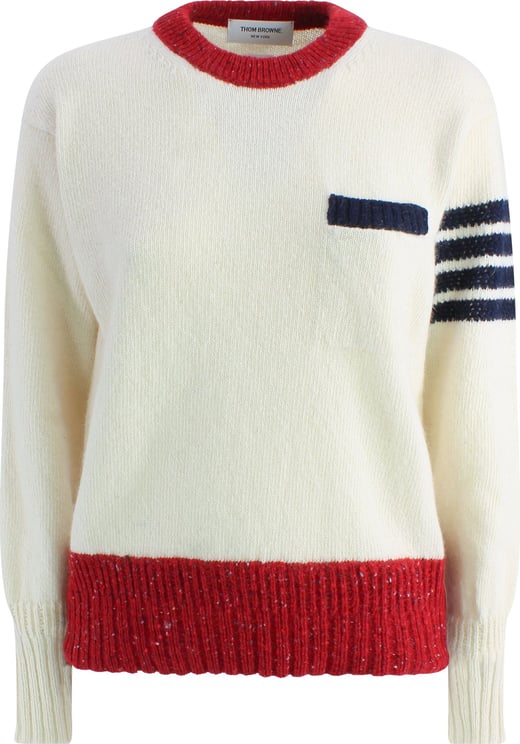 Thom Browne THOM BROWNE Pullover Clothing White 40 21FW Wit