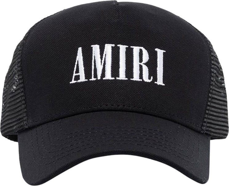 Amiri Logo Cap Trucker Zwart