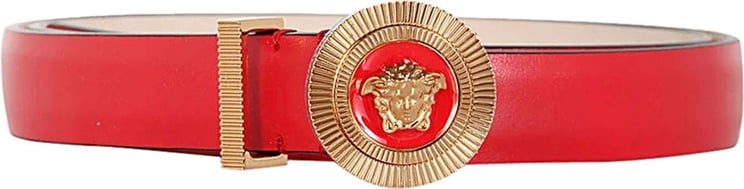 Versace Medusa logo-buckle belt Rood