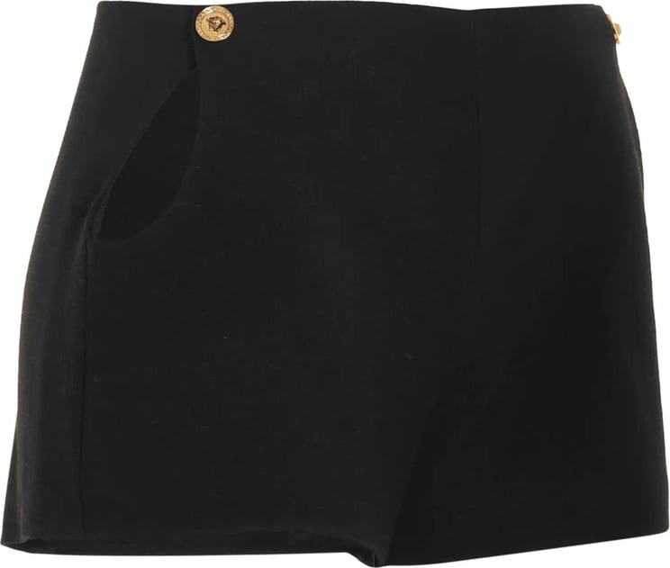 Versace Medusa-stud mini shorts Zwart