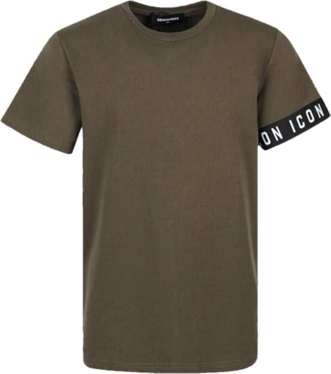 Dsquared2 Icon UW T-Shirt KIDS Army Groen