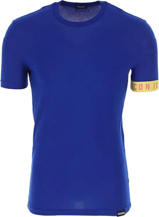 Dsquared2 Round neck t-shirt 500 yellow Paars