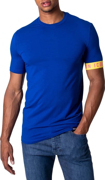 Dsquared2 Round neck t-shirt 430 Blauw
