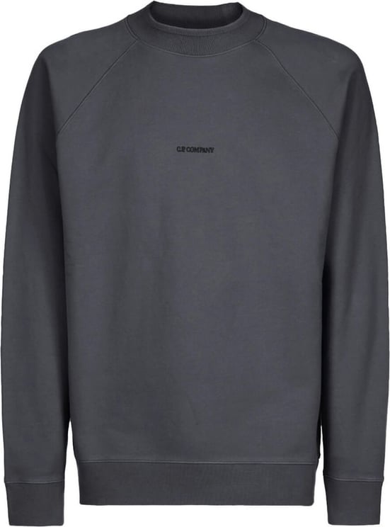 CP Company C.p. Company Brushed Emerized Anthracite Grey Sweatshirt Gray Grijs