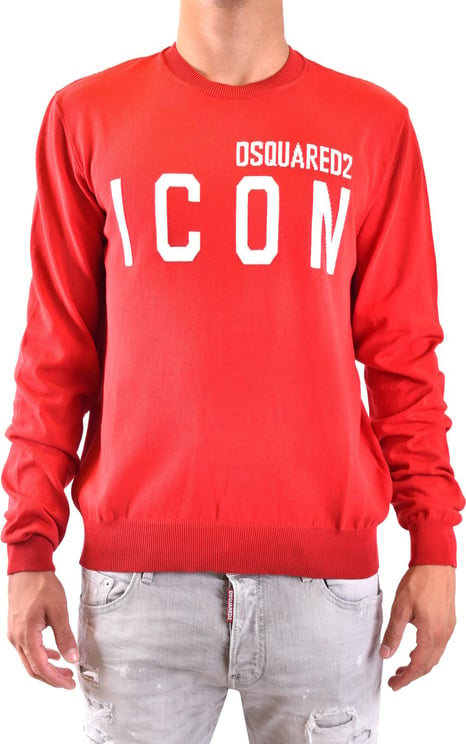 Dsquared2 Sweater Red Rood