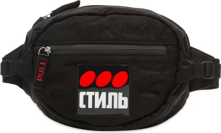 Heron Preston Heron Preston Cyrillic Script Logo Belt Bag Zwart