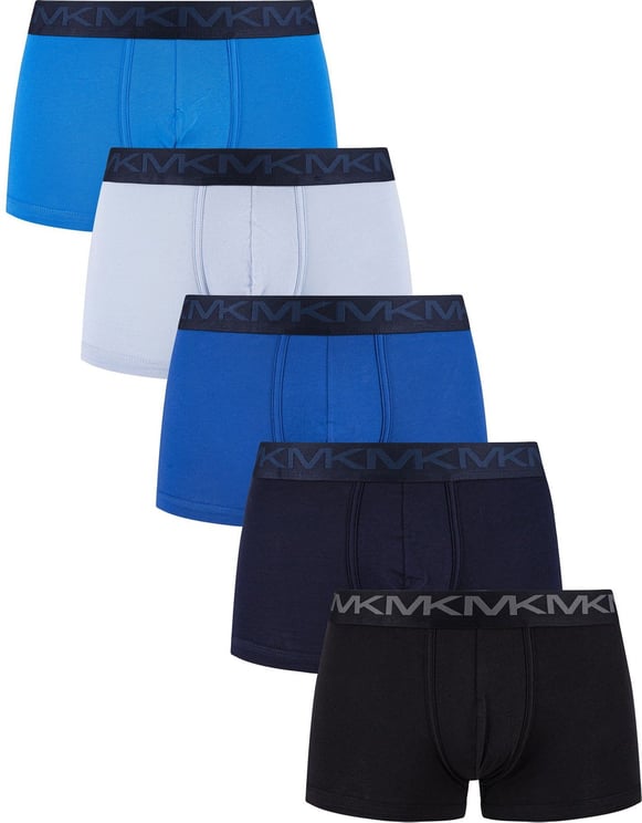 Michael Kors 5-Pack Boxershorts Donkerblauw Blauw
