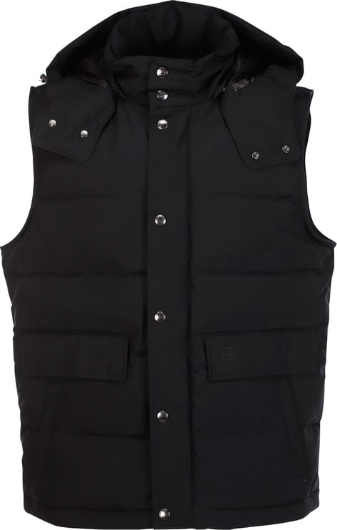 Woolrich Jacks & Mantels Aleutian Detachable Hood Vest Zwart