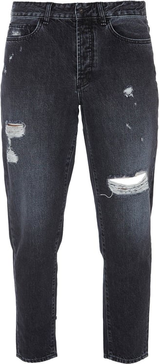 Marcelo Burlon Marcelo Burlon County Of Milan Distressed Denim Jeans Gray