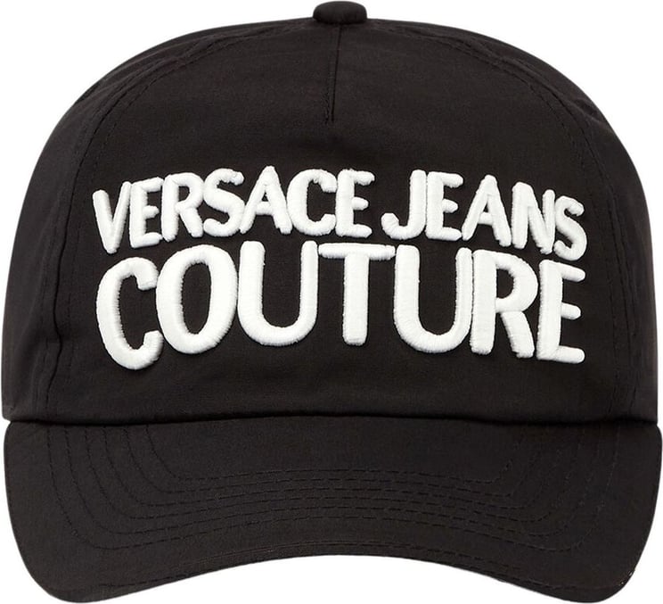 Versace Jeans Couture Logo Baseball Pet Zwart Zwart