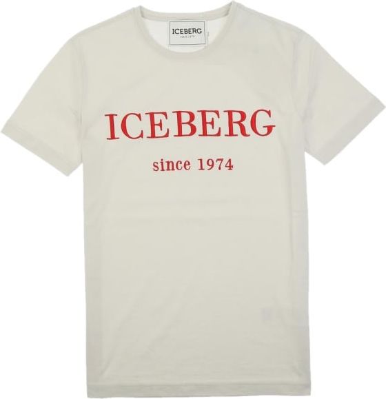 Iceberg T-shirt Jersey Grey Rood