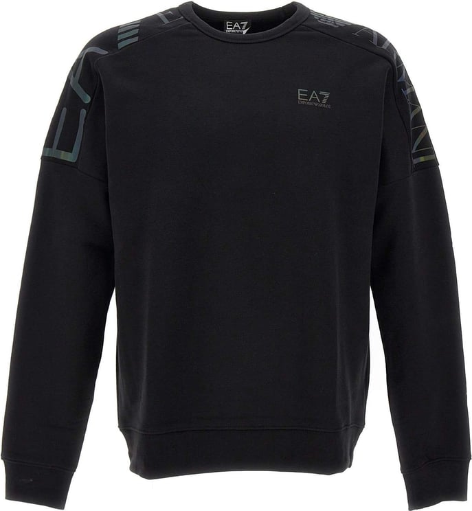 Emporio Armani EA7 Reflective Sweater Senior Black Zwart
