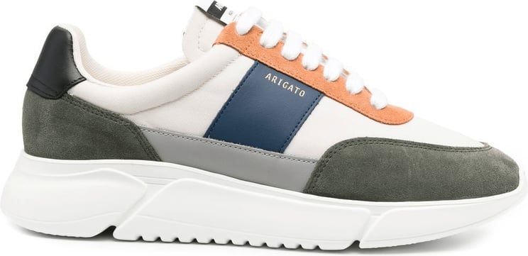 Axel Arigato Sneakers Genesis Vintage Ecru Orange Kaki White