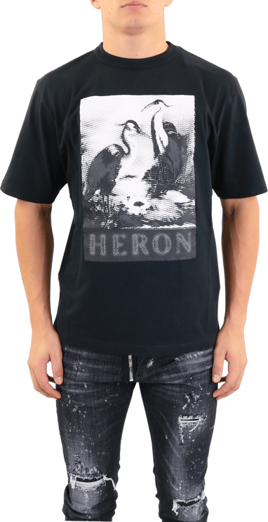 Heron Preston Halftone Heron Ss Tee Zwart