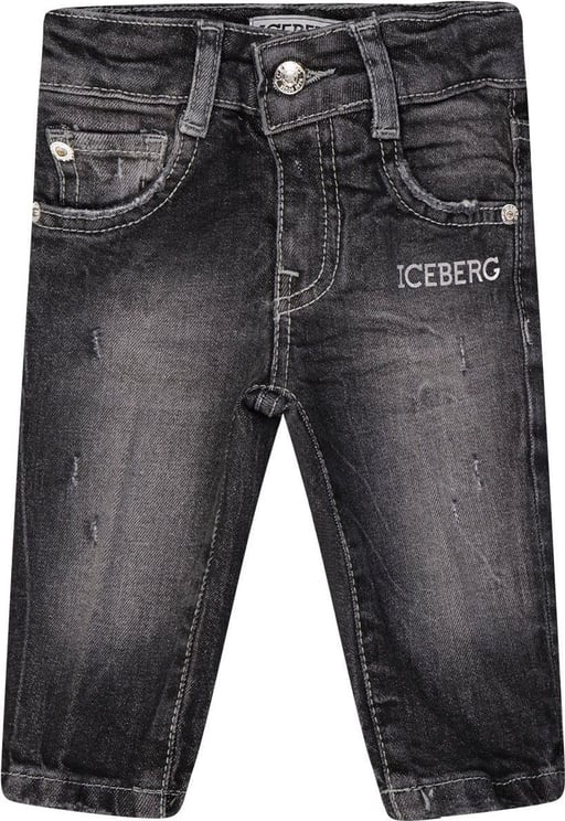 Iceberg Iceberg PTICE3308B baby jeans zwart Zwart