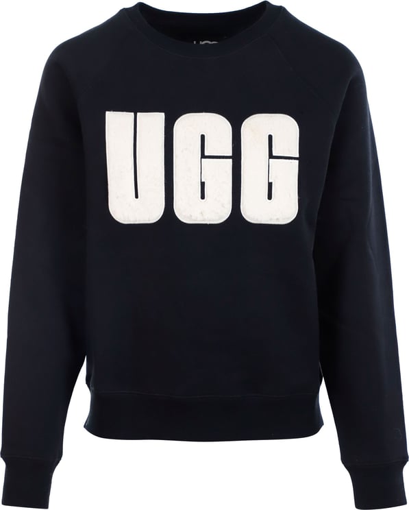UGG Knitwear Madeline Fuzzy Logo Black