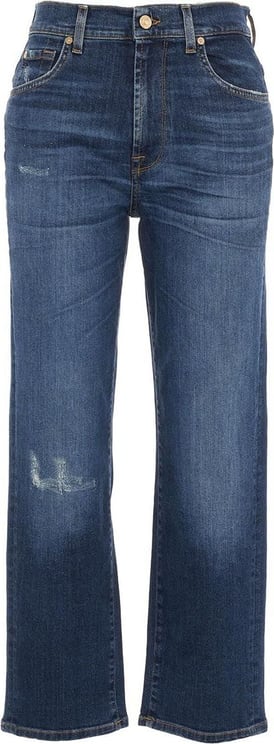 7 For All Mankind Jeans The Modern Straight Blue Blauw