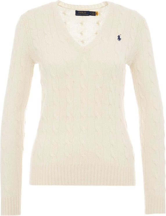 Ralph Lauren Cable Knit Sweater White Wit