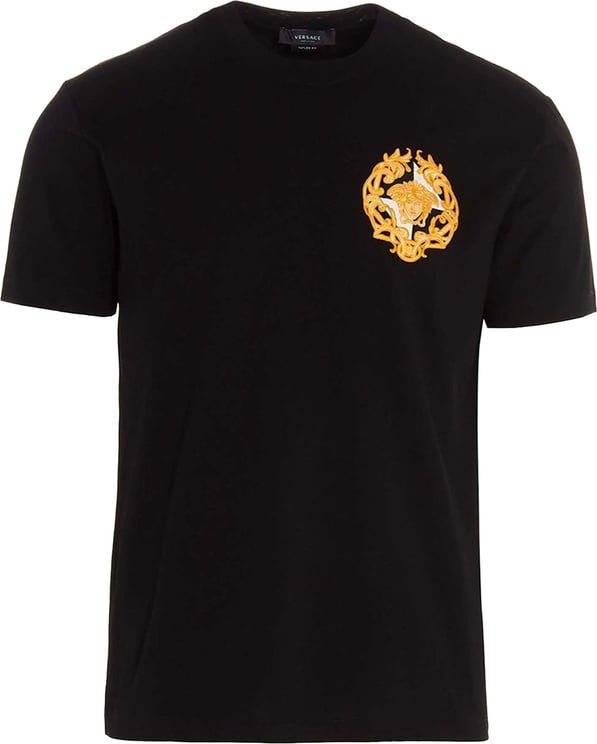 Versace Versace Cotton T-Shirt Zwart
