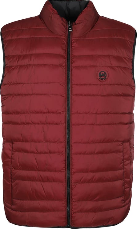Michael Kors Vest Reversible Quilted Red Rood
