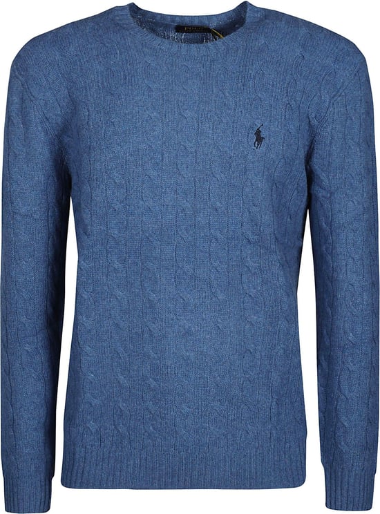 Ralph Lauren Long Sleeve Sweater Blue Blauw