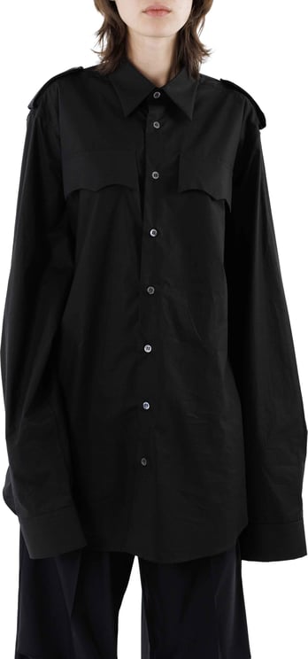 Raf Simons Black Shirt Zwart