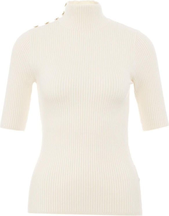 Guess by Marciano Top With Buttons White Wit