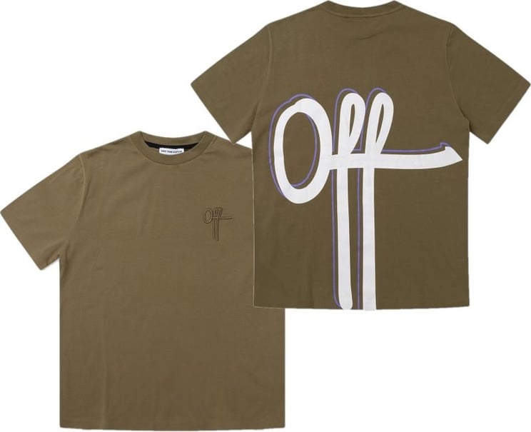 OFF THE PITCH Evergreen Tee Regular Fit T-Shirt Millitairy Olive Groen