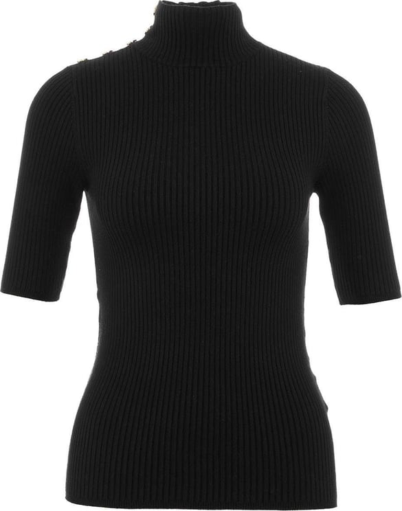 Guess by Marciano Top With Buttons Black Zwart
