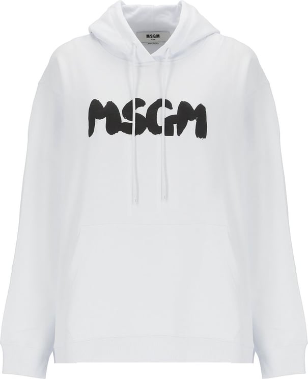 MSGM Sweaters Optical White Wit