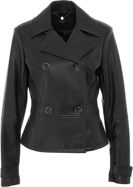 Guess by Marciano Eco Leather Jacket Black Zwart