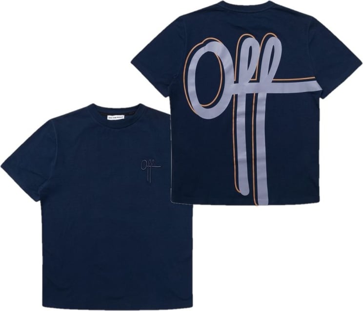 OFF THE PITCH Evergreen Tee Regular Fit T-Shirt Pageant Blue Blauw