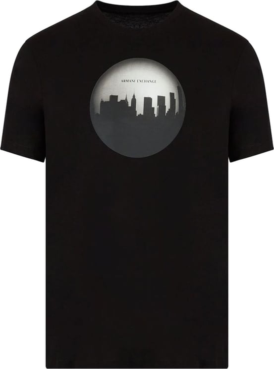 Armani Exchange T-shirt Black Zwart