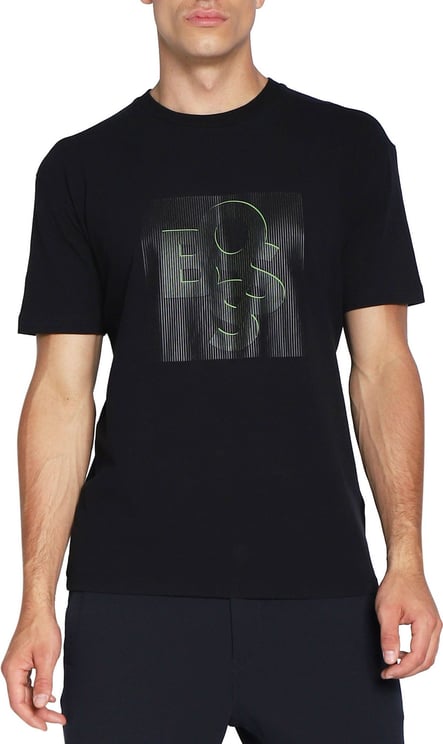 Hugo Boss Logo T-shirt Black Zwart