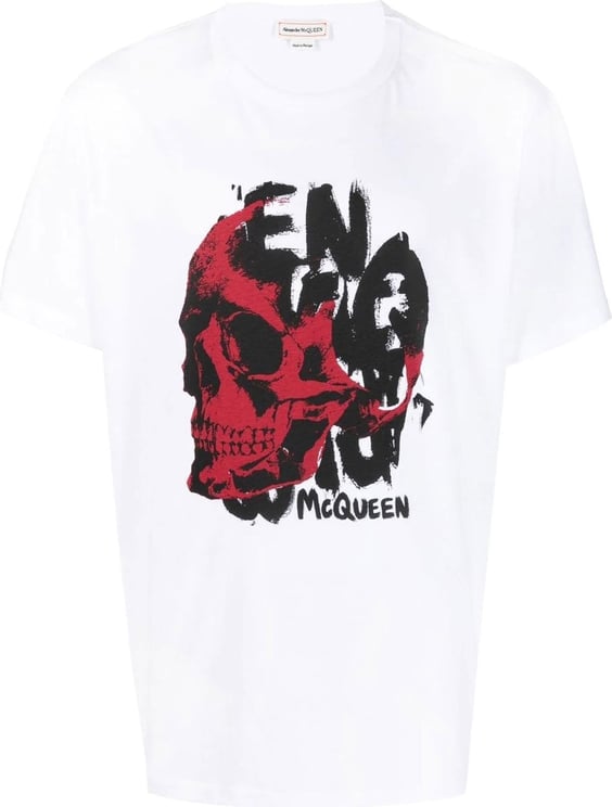 Alexander McQueen skull-print cotton T-shirt Divers