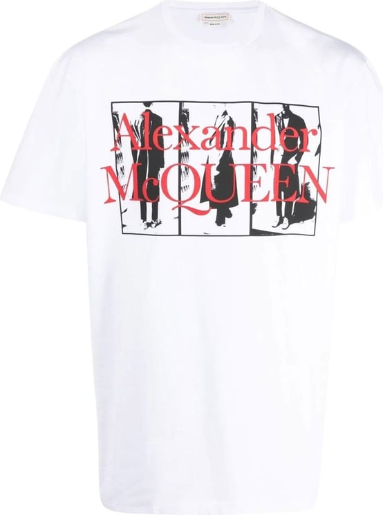 Alexander McQueen logo-print short-sleeve T-shirt Divers