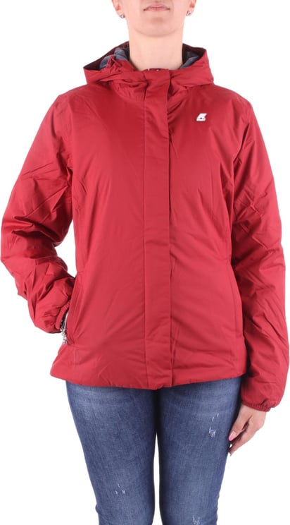 K-WAY Coats Bordeaux Red Red