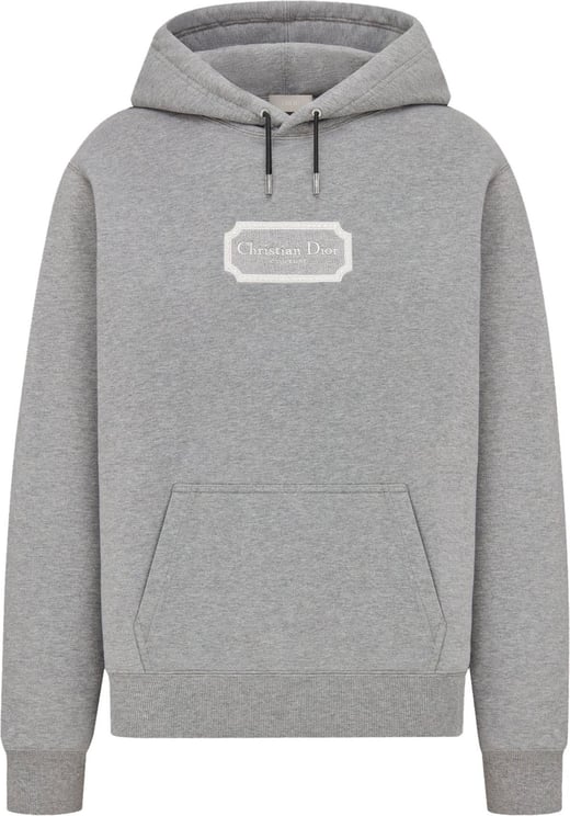 Dior Hoodie logo patch Gray