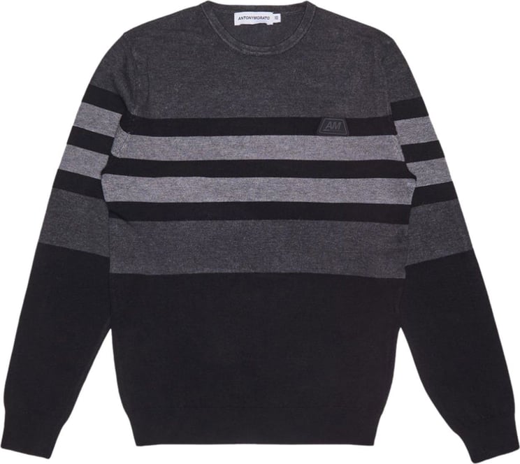 Antony Morato Sweater Slim Fit In Stretch Zwart