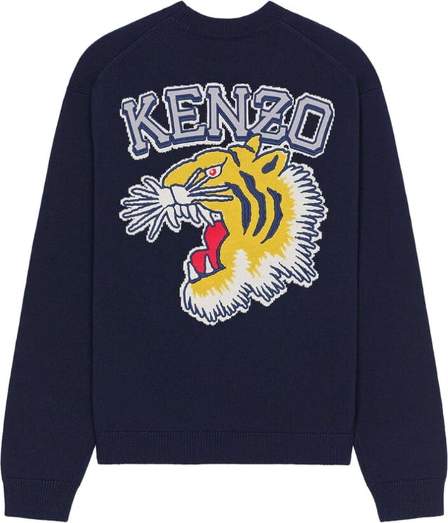 Kenzo Seasonal Graphic Jumper Blauw