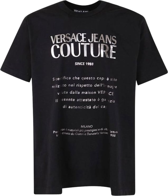 Versace Jeans Couture T-shirts Zwart