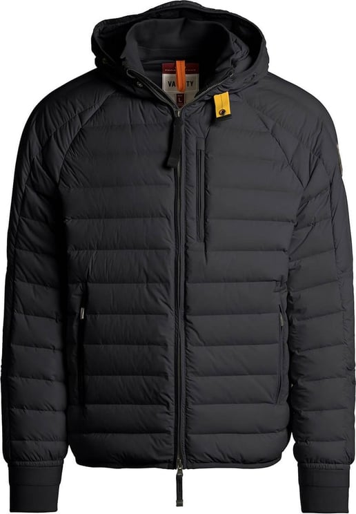 Parajumpers Perry Anthracite Grey Hooded Down Jacket Black Zwart