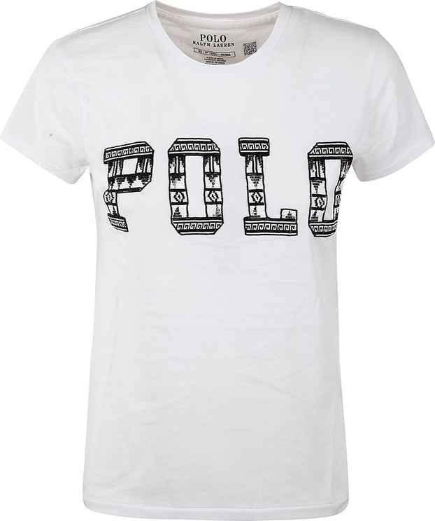 Ralph Lauren Sqn Polo Tee-Short Sleeve-T-Shirt Wit
