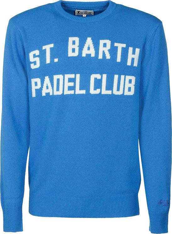 Saint Barth MC2 Saint Barth Sweaters Blue Blauw